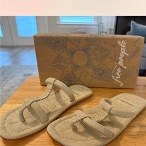 Free People Sandals. Hadden sandal color cafe.